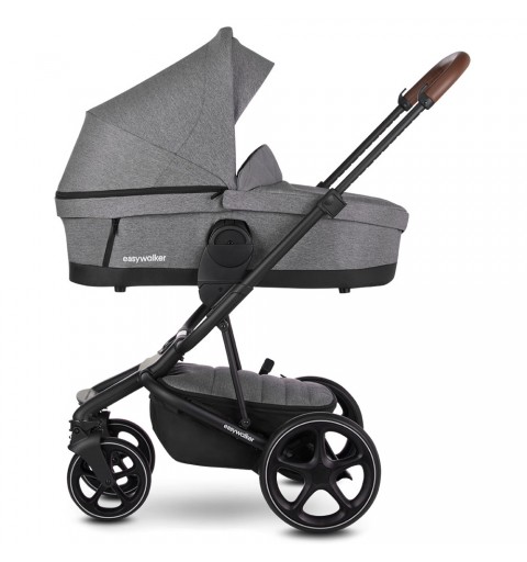 Easywalker Harvey 3 Premium - elegancki wózek wielofunkcyjny, zestaw 2w1 z opcją 3w1 i 4w1 | Diamond Grey